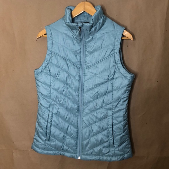 Columbia Jackets & Blazers - Columbia Women's Medium Omni Heat Puffer Vest Light Blue